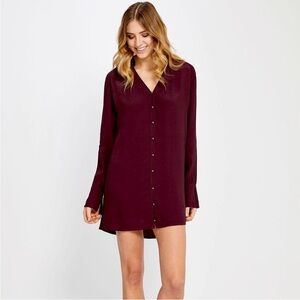 Anona Dress - Burgundy
